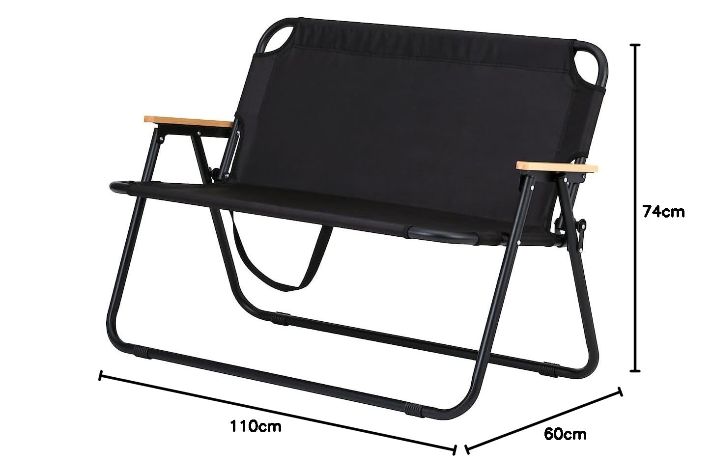Muji 2-Seater Aluminum Folding Chair : Amazon.sg: Sporting Goods